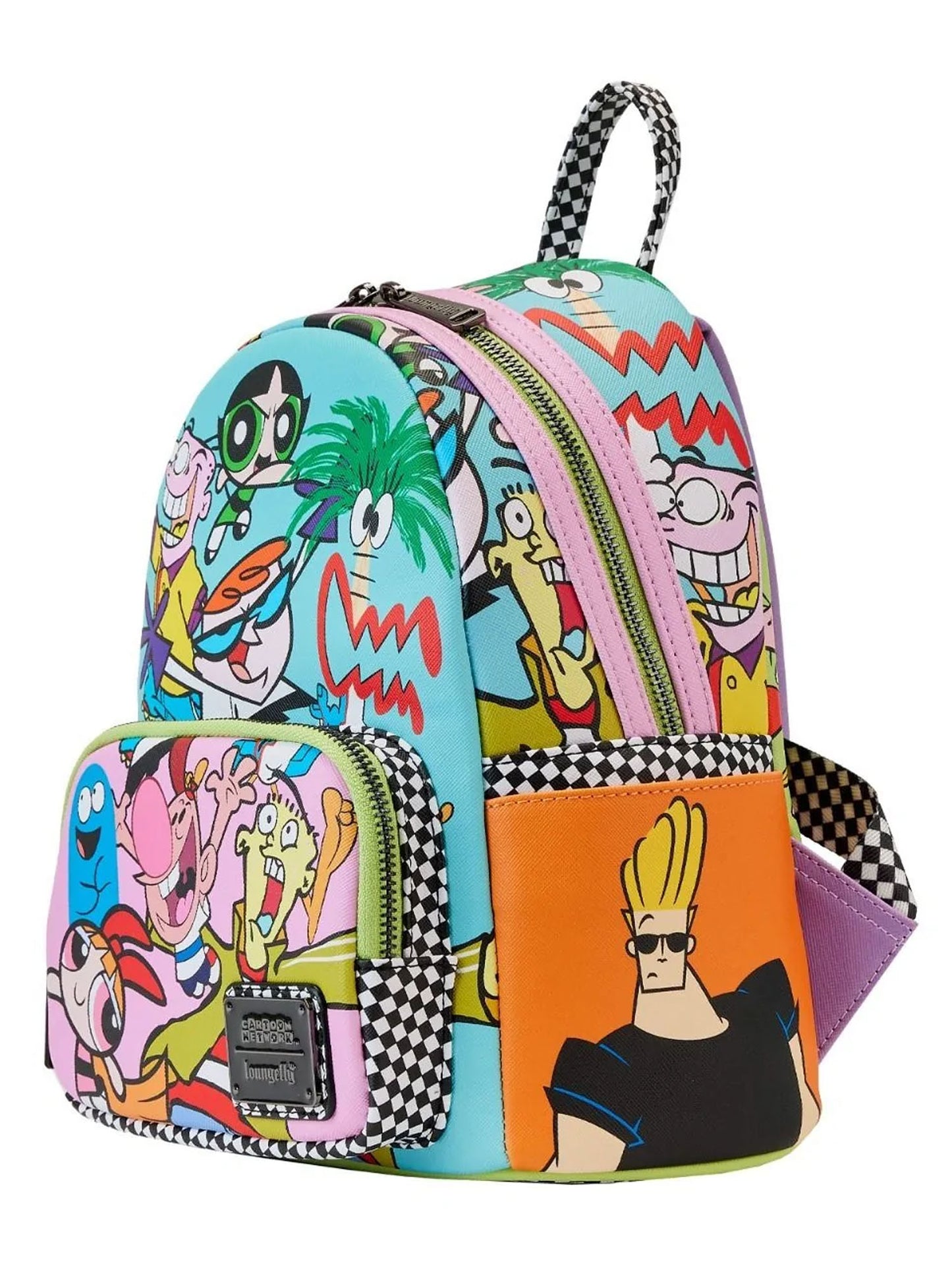 Loungefly x Cartoon Network Retro Collage Mini Backpack Powerpuff Girls Dexter's