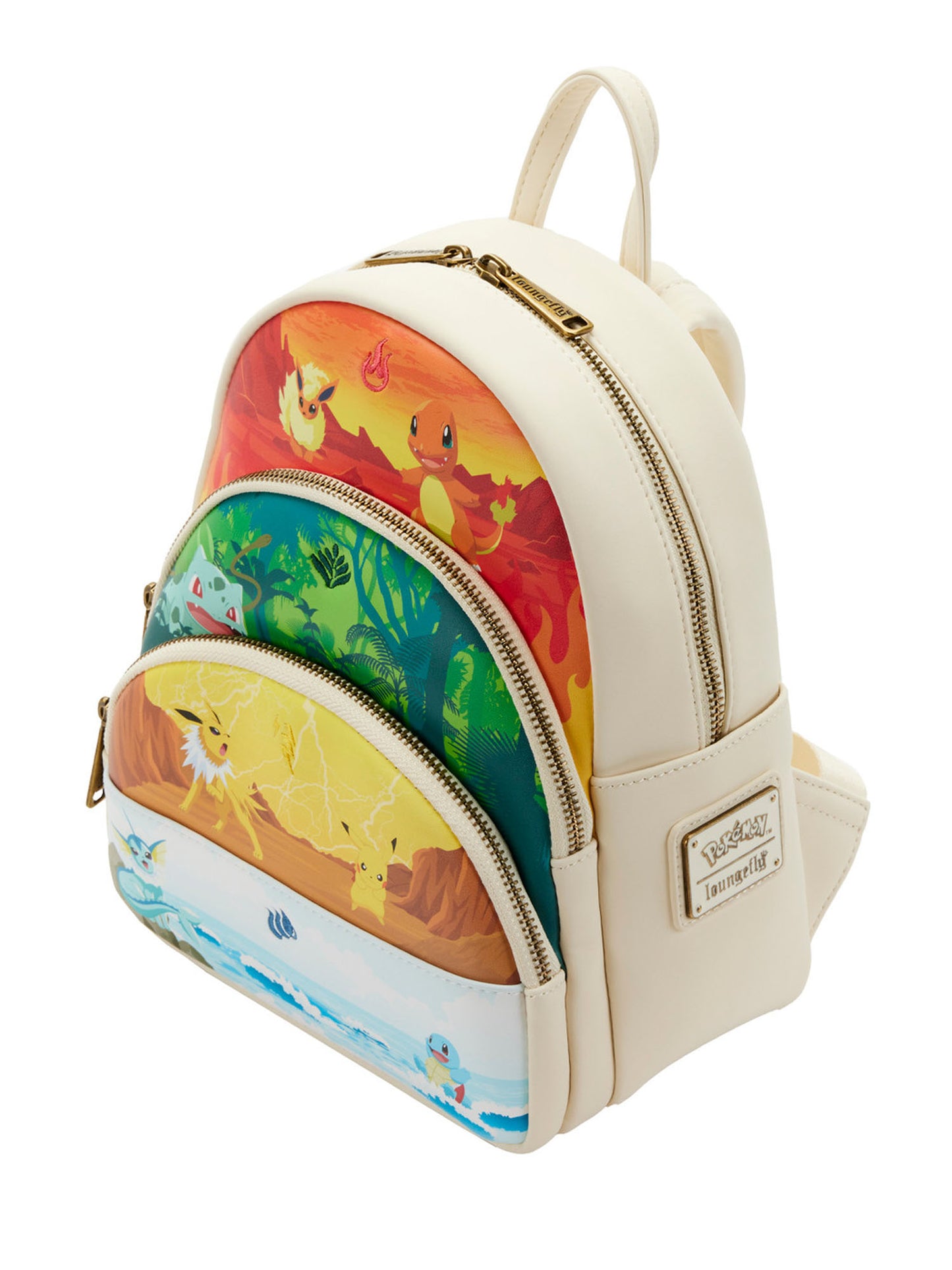 Loungefly x Pokémon Mini Backpack Elements Triple Pocket