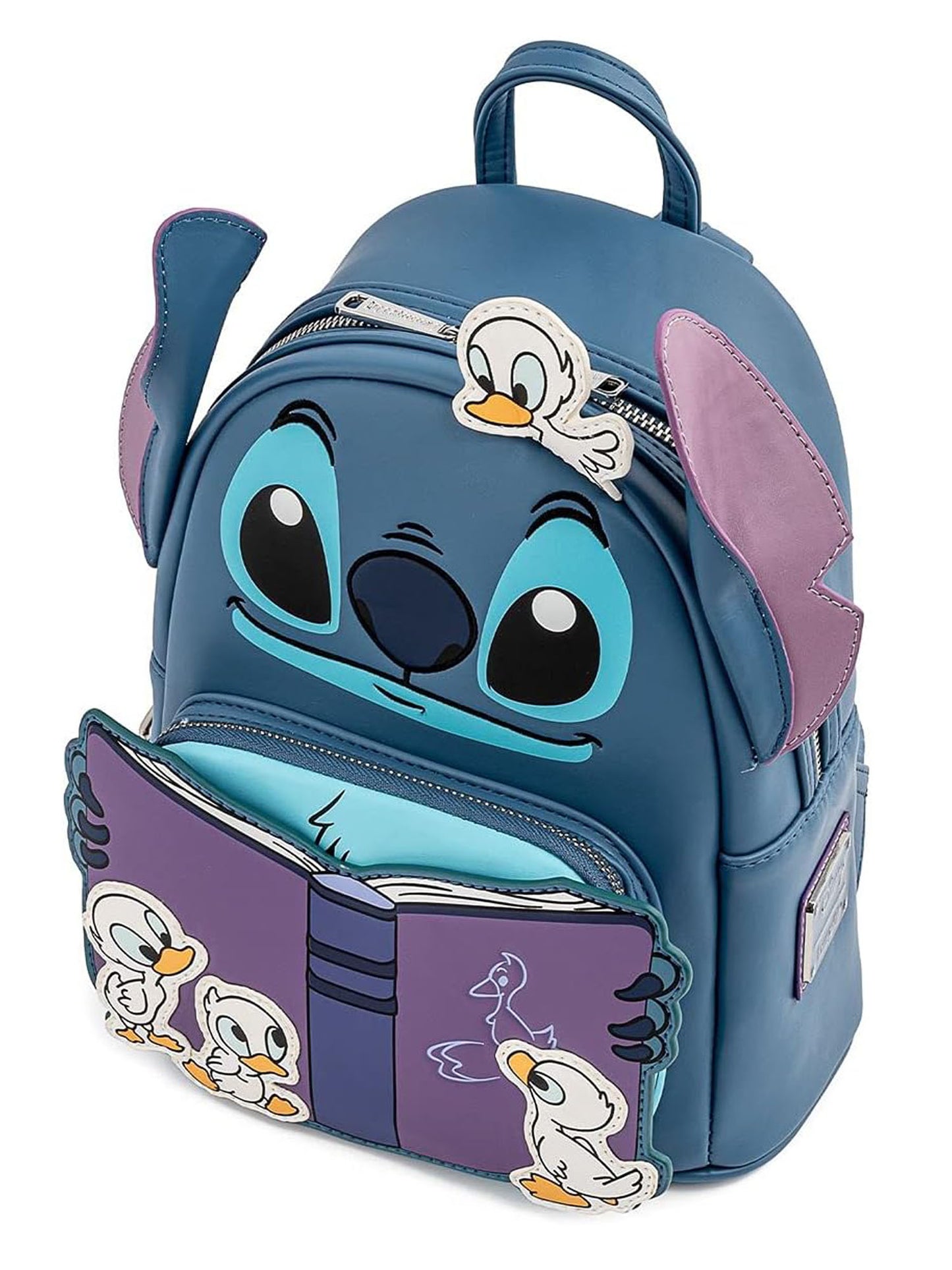 Loungefly x Disney Stitch Story Time Duckies Mini Backpack