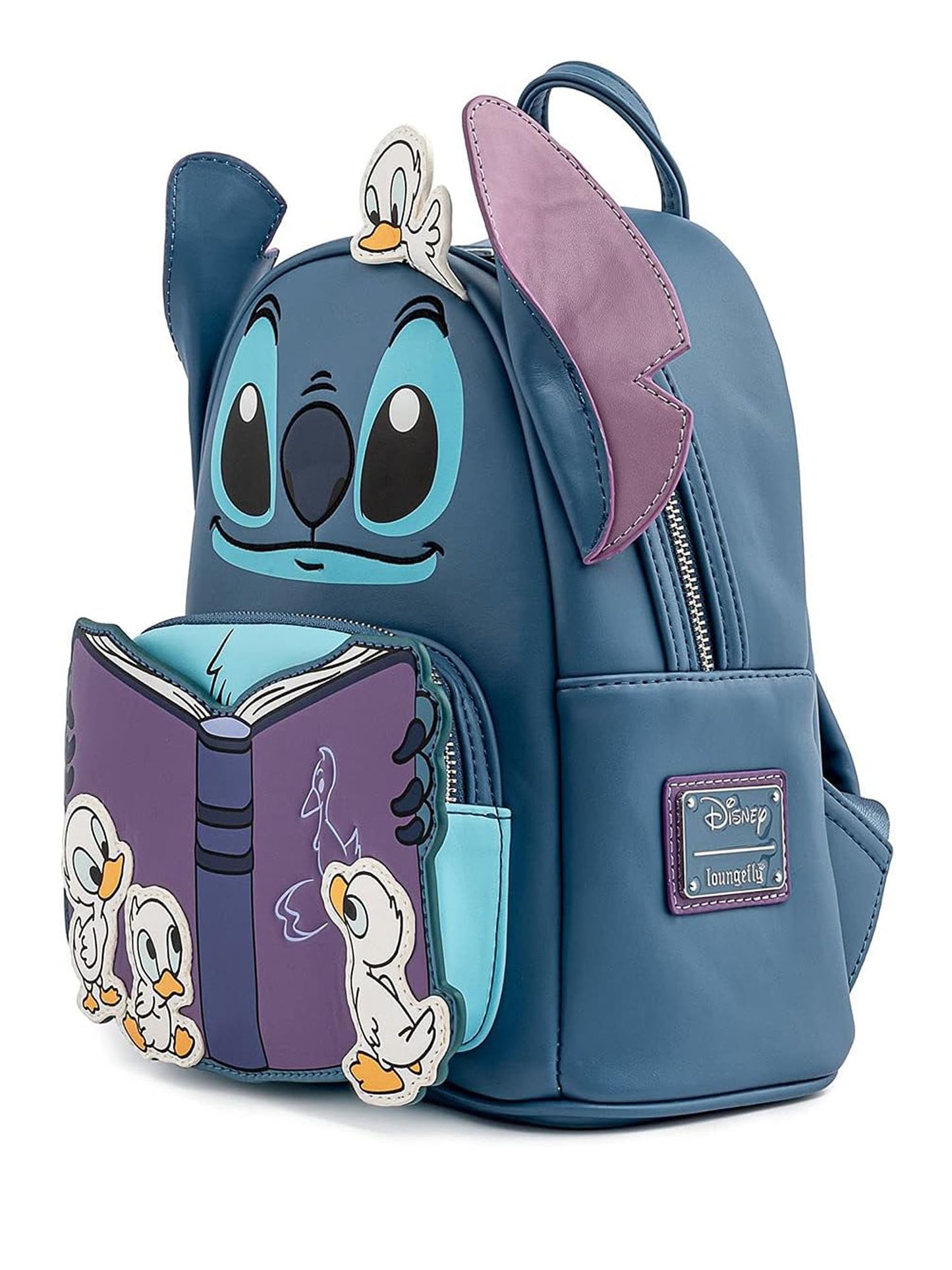 Loungefly x Disney Stitch Story Time Duckies Mini Backpack