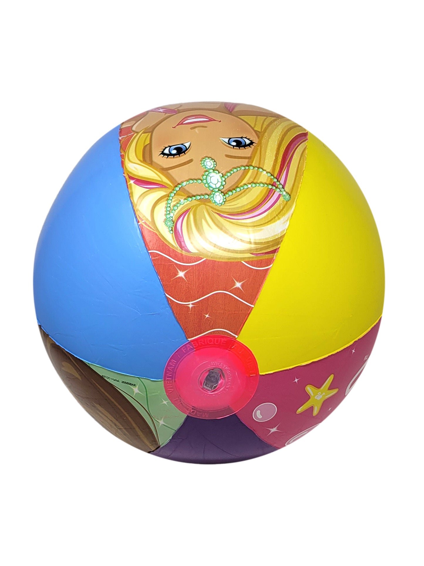 Girls Barbie Beach Ball Inflatable 13.5" 3-Pack Set Pool Party Favor