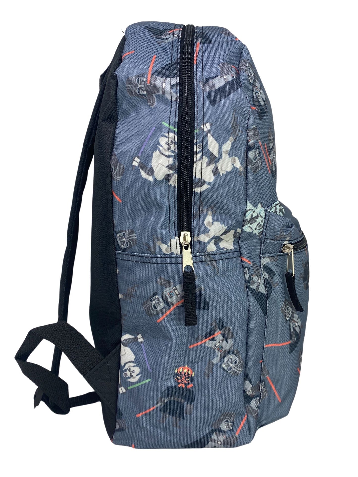 Star Wars Darth Vader Backpack 16" All-over Print Dark Side w/ Front Pocket