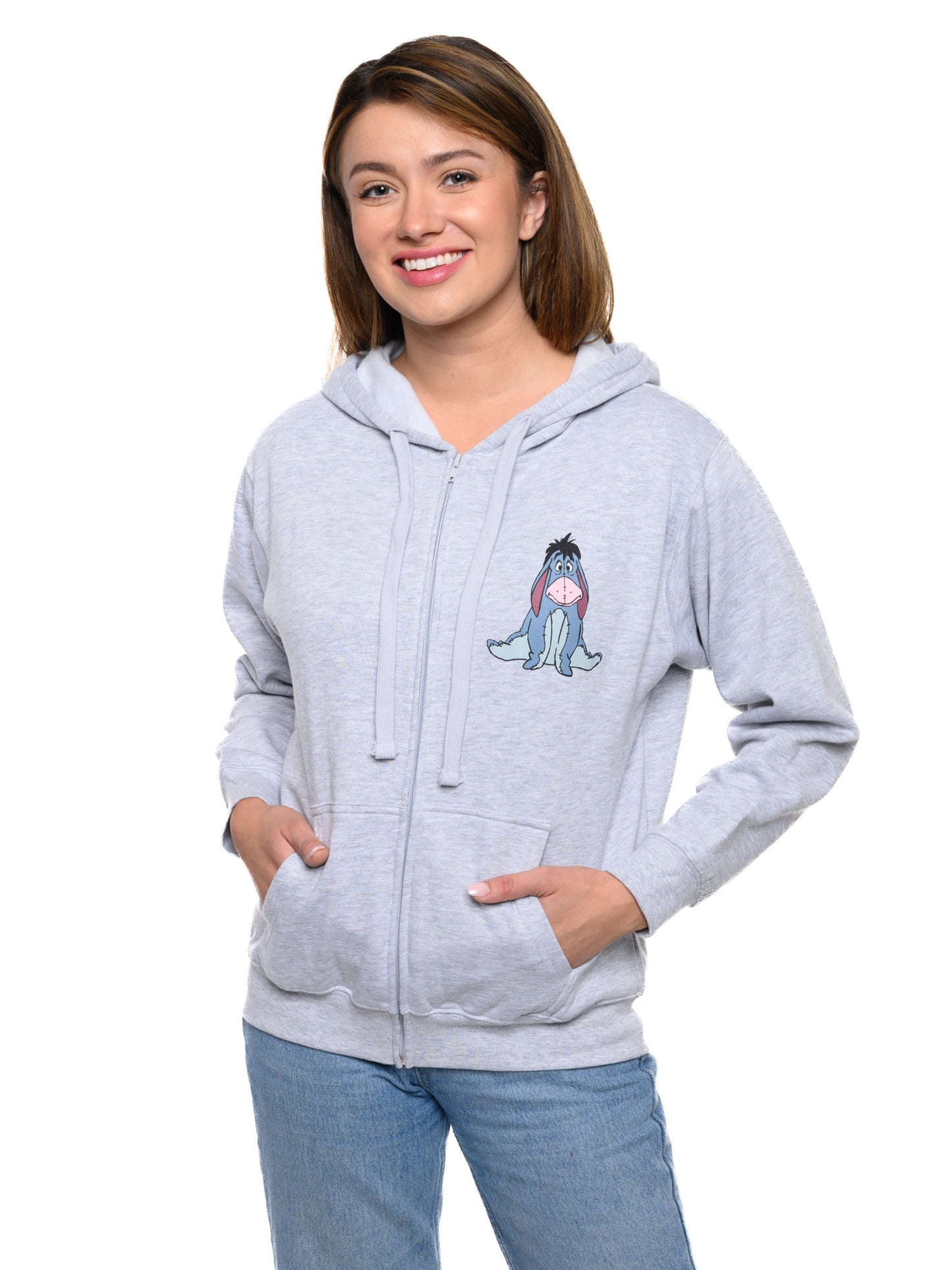 Disney Womens and Women's Plus Eeyore Winnie The Pooh Tigger Hoodie Sweatshirt