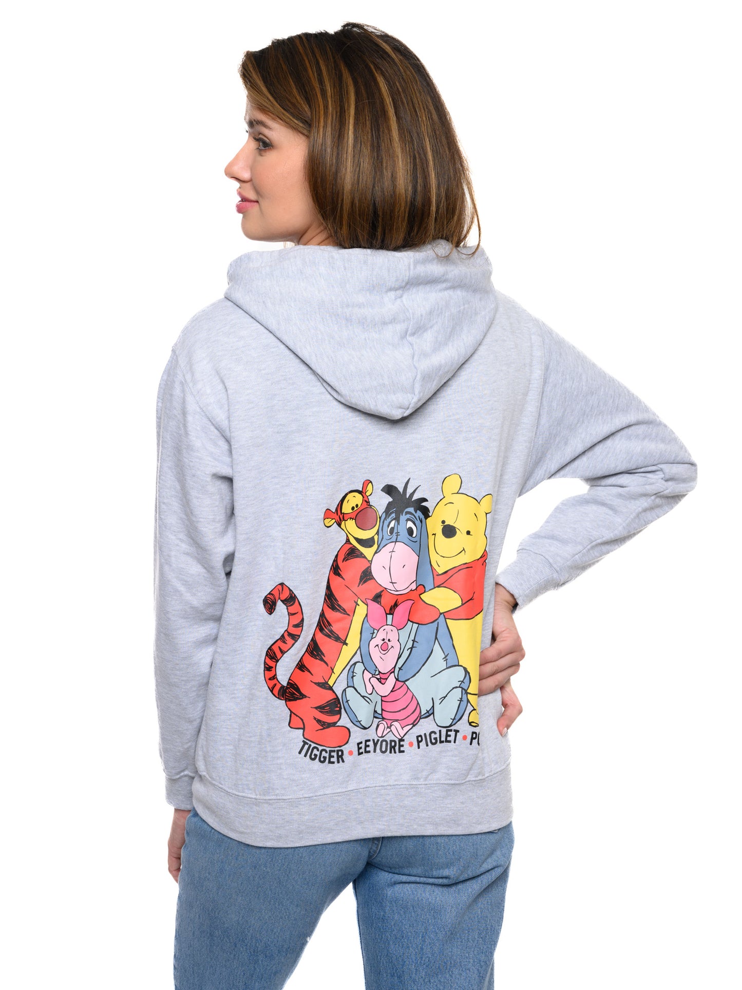 Disney Womens and Women's Plus Eeyore Winnie The Pooh Tigger Hoodie Sweatshirt