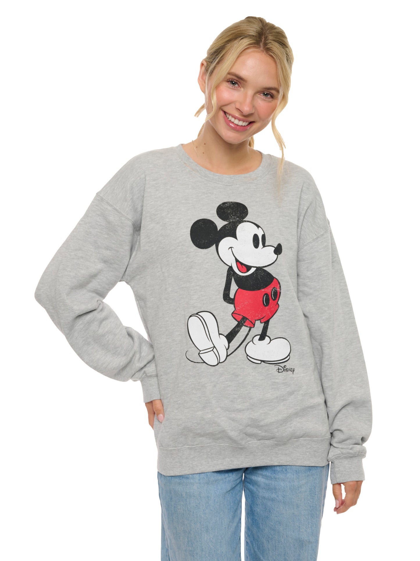 Disney Women's Mickey Mouse Crewneck Sweatshirt & Leggings 2-Piece Set