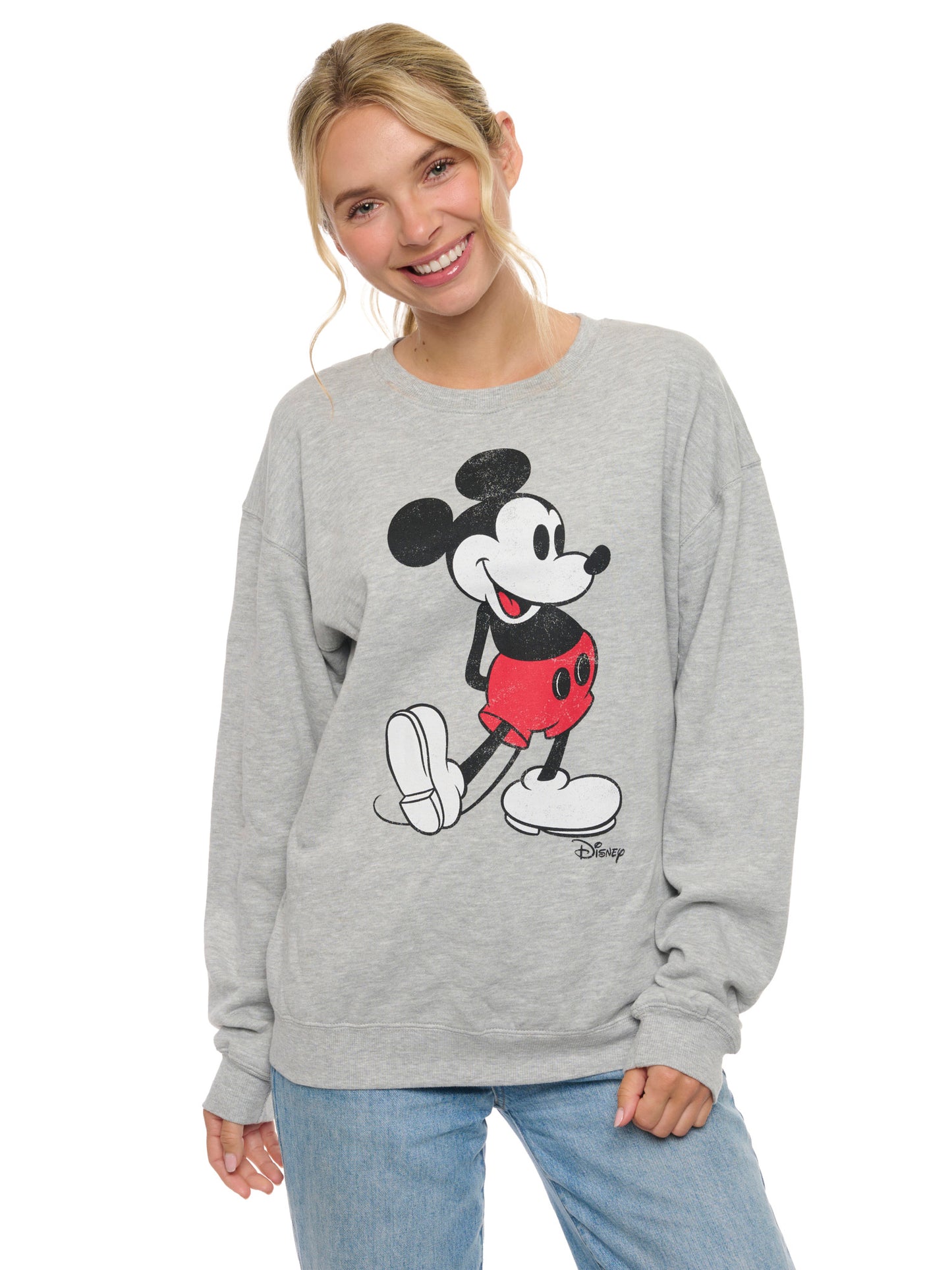 Disney Women's Mickey Mouse Crewneck Sweatshirt & Leggings 2-Piece Set