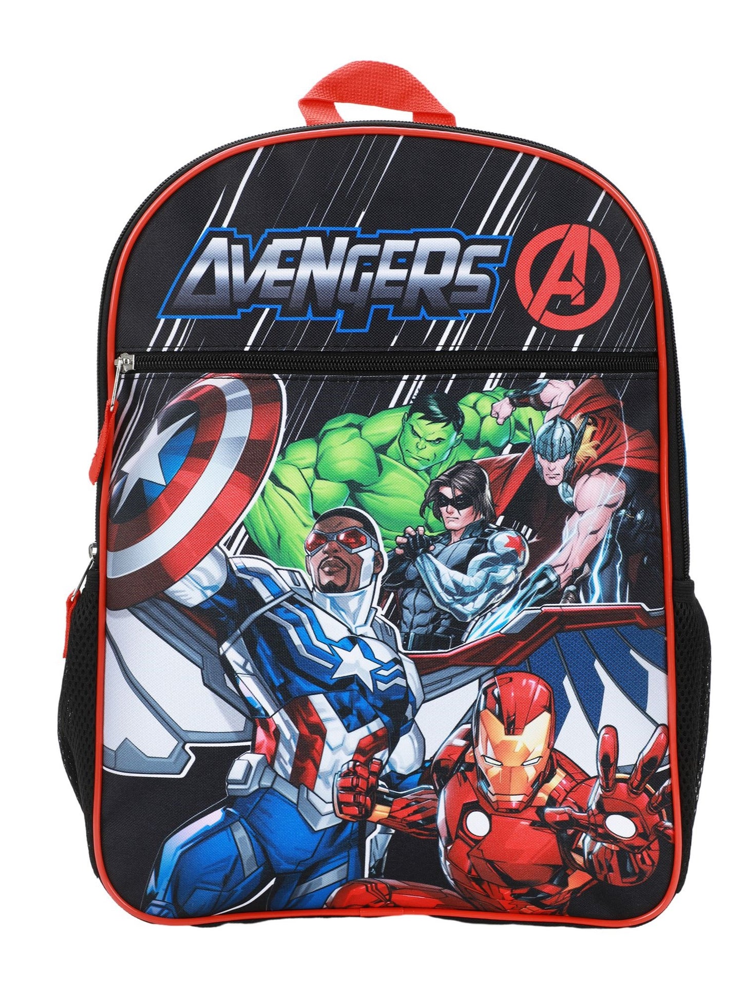 Marvel Avengers Backpack 16" Iron Man Hulk Thor Captain America Full Size