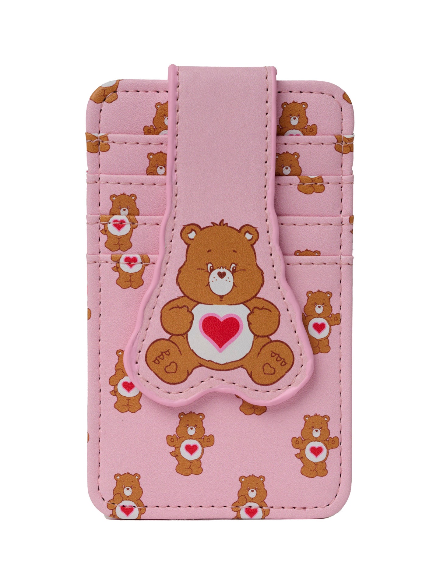 Womens Care Bears Card Holder Wallet Button Snap Closure Tenderheart