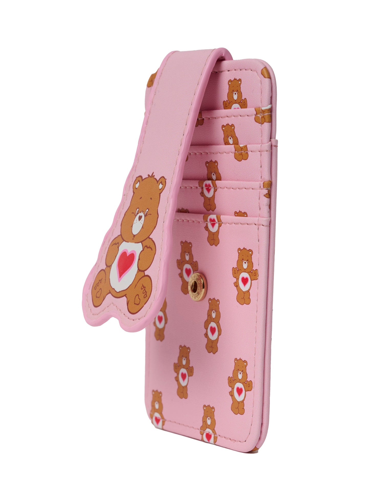 Womens Care Bears Card Holder Wallet Button Snap Closure Tenderheart