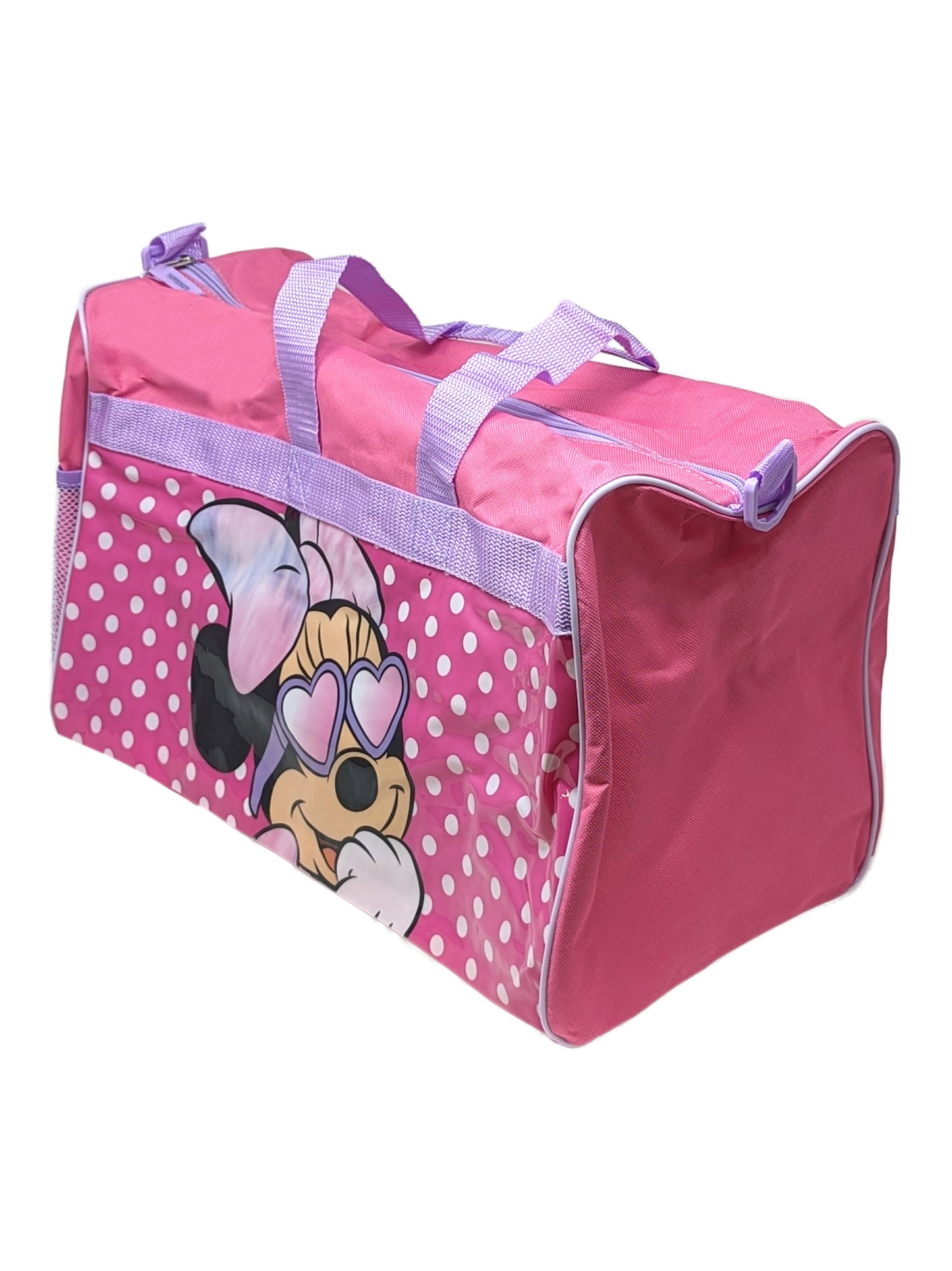 Disney Minnie Mouse Duffel Bag and Sling Bag Set Overnight Kids Travel