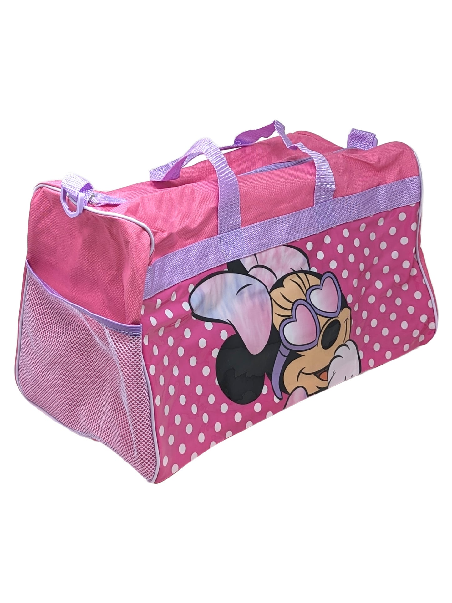 Disney Minnie Mouse Duffel Bag and Sling Bag Set Overnight Kids Travel