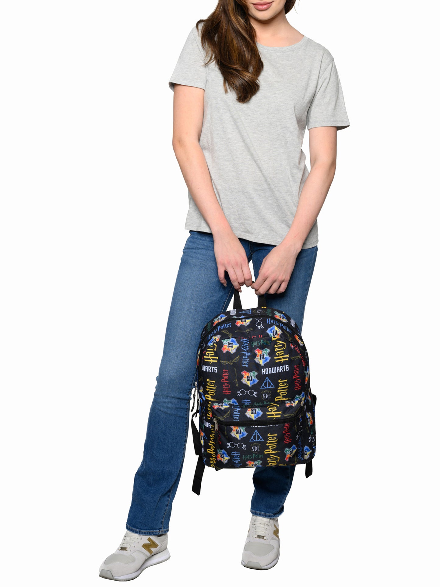 Harry Potter Backpack 16" Hogwarts Gryffindor Laptop Sleeve Adults Durable