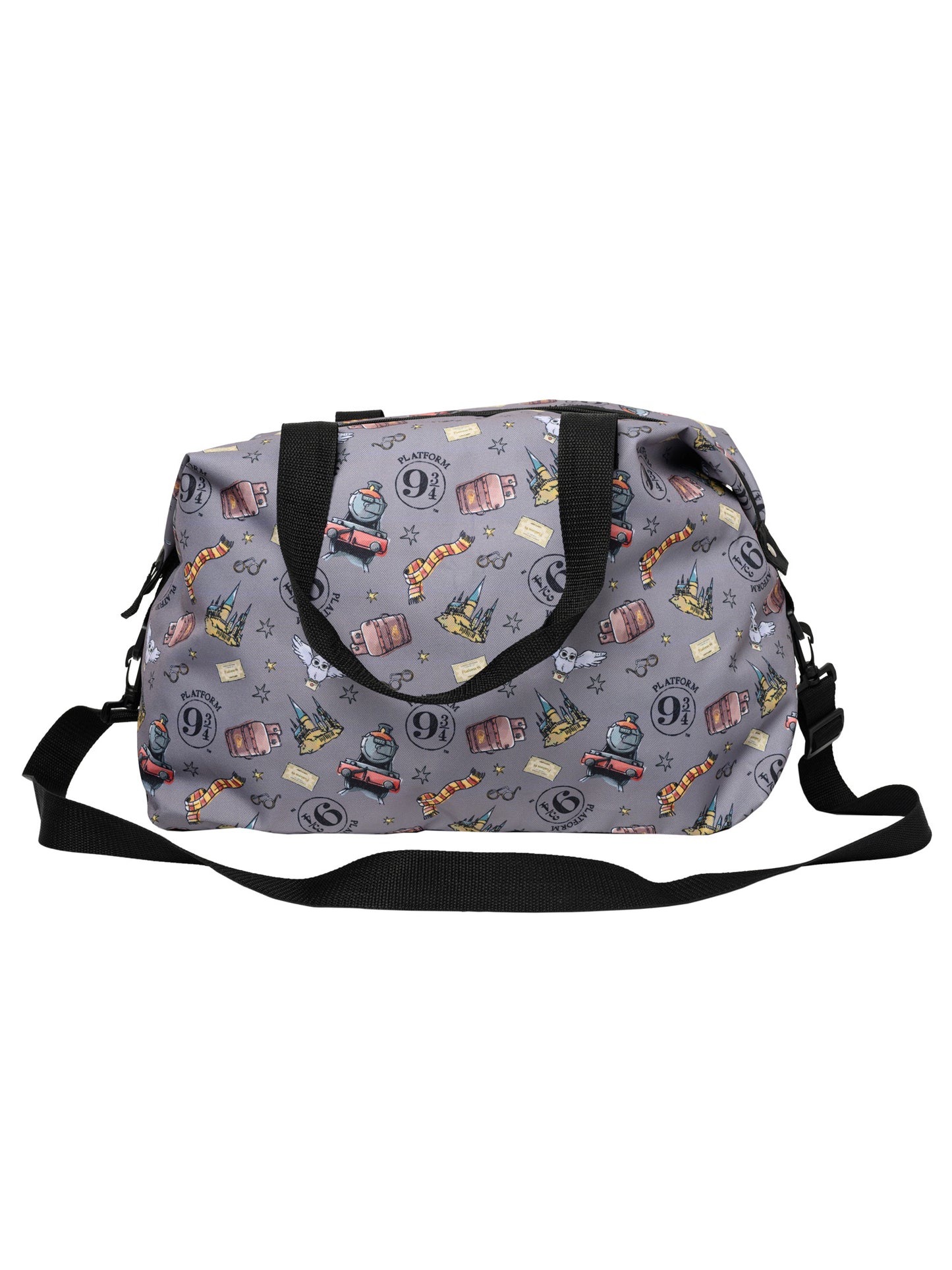 Harry Potter Weekender Duffel Bag Travel Carry-On All-Over Print Hedwig