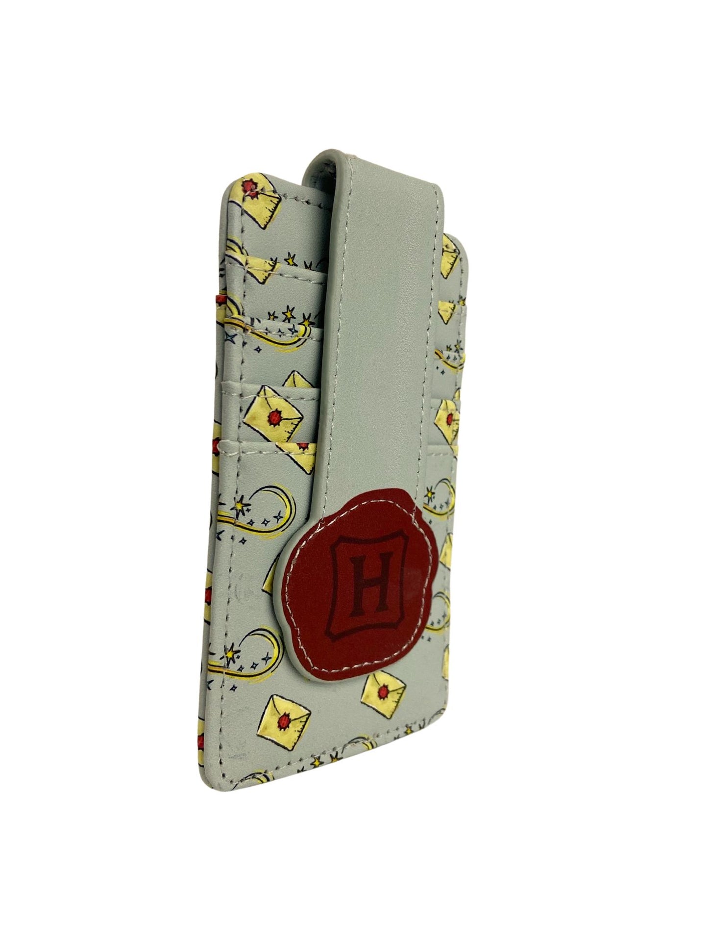 Womens Harry Potter Hogwarts Seal Card Holder Wallet Button Snap Closure