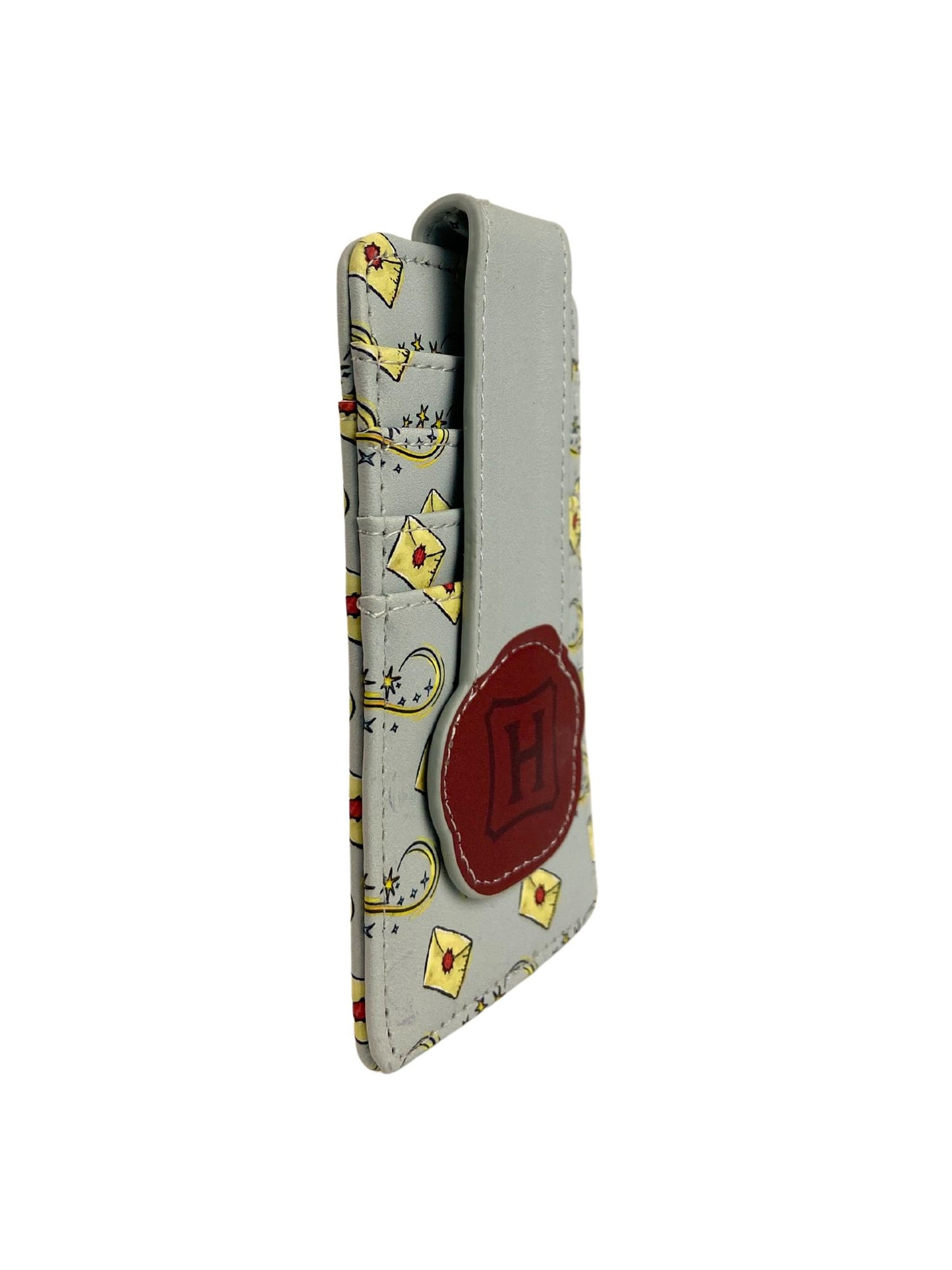 Womens Harry Potter Hogwarts Seal Card Holder Wallet Button Snap Closure