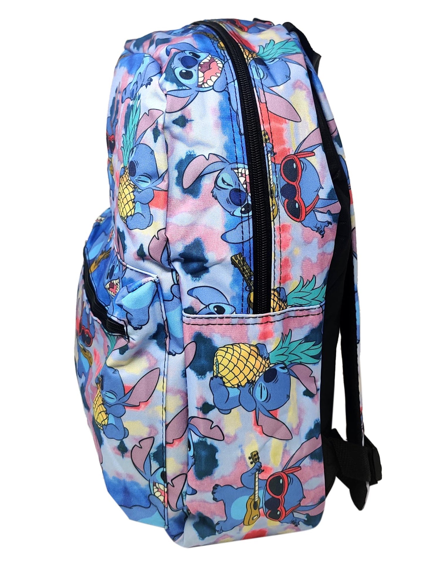 Lilo & Stitch Backpack 16" Teens All-Over Print Pattern Disney