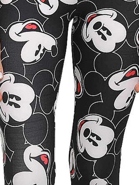 Sketch of Mickey Mouse Theme Park Inspired Leggings in Capri or Full  Length, Sports Yoga Winter Styles in Sizes XS 5XL -  Canada