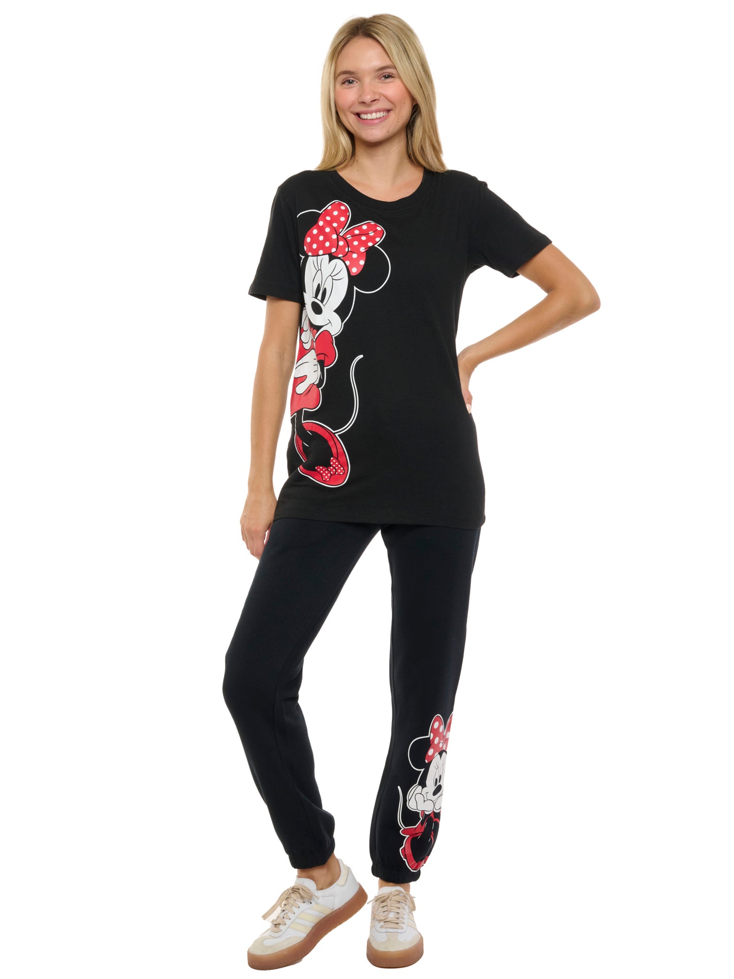 Women's Minnie Mouse T-Shirt and Joggers Pants 2-Piece Set