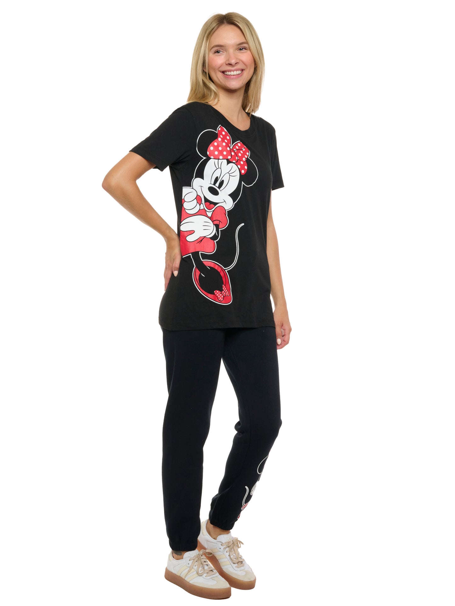 Women's Minnie Mouse T-Shirt and Joggers Pants 2-Piece Set