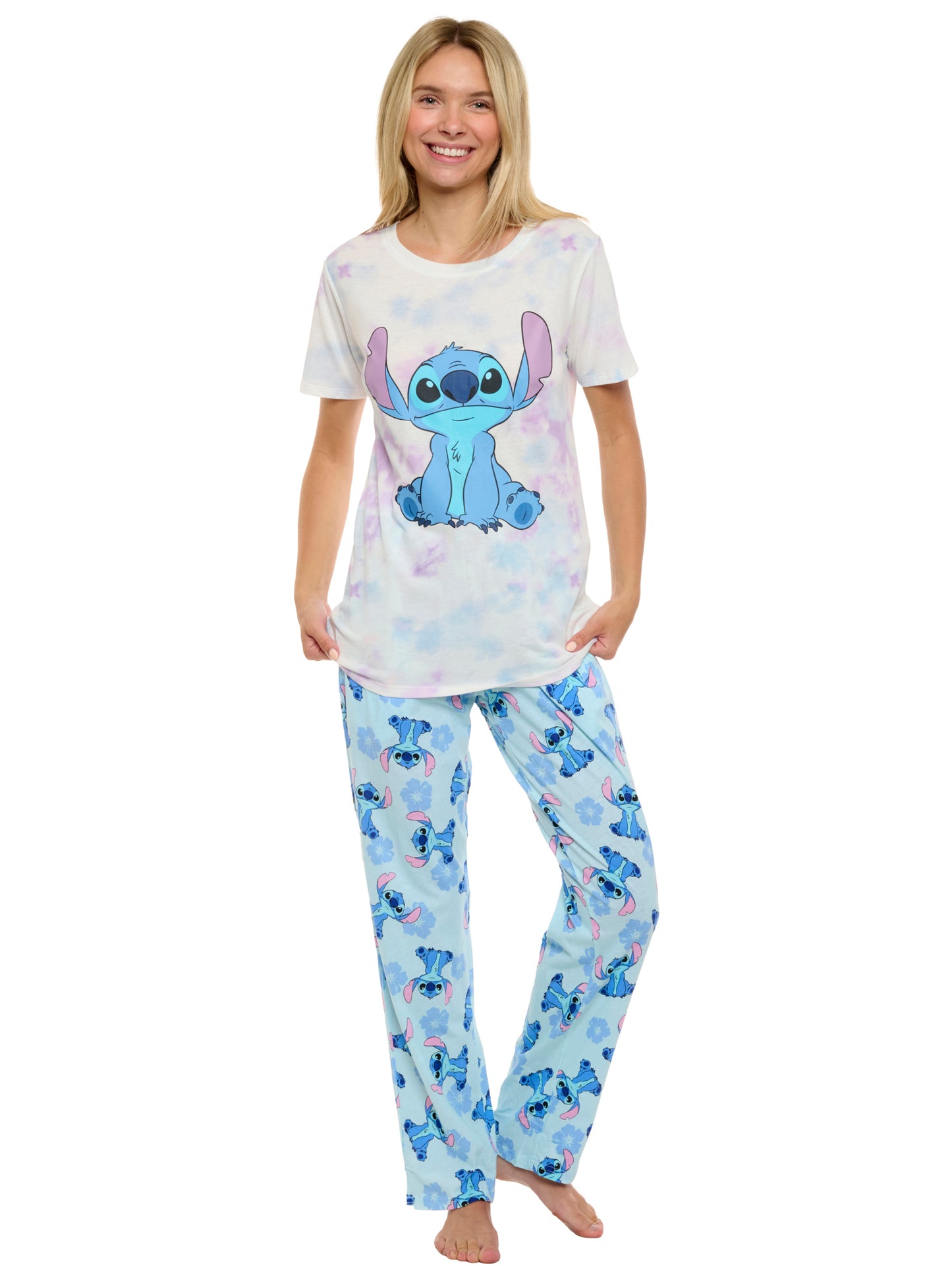 Women's Stitch T-Shirt and Pants Sleepwear 2-Piece Set Disney Lilo and Stitch