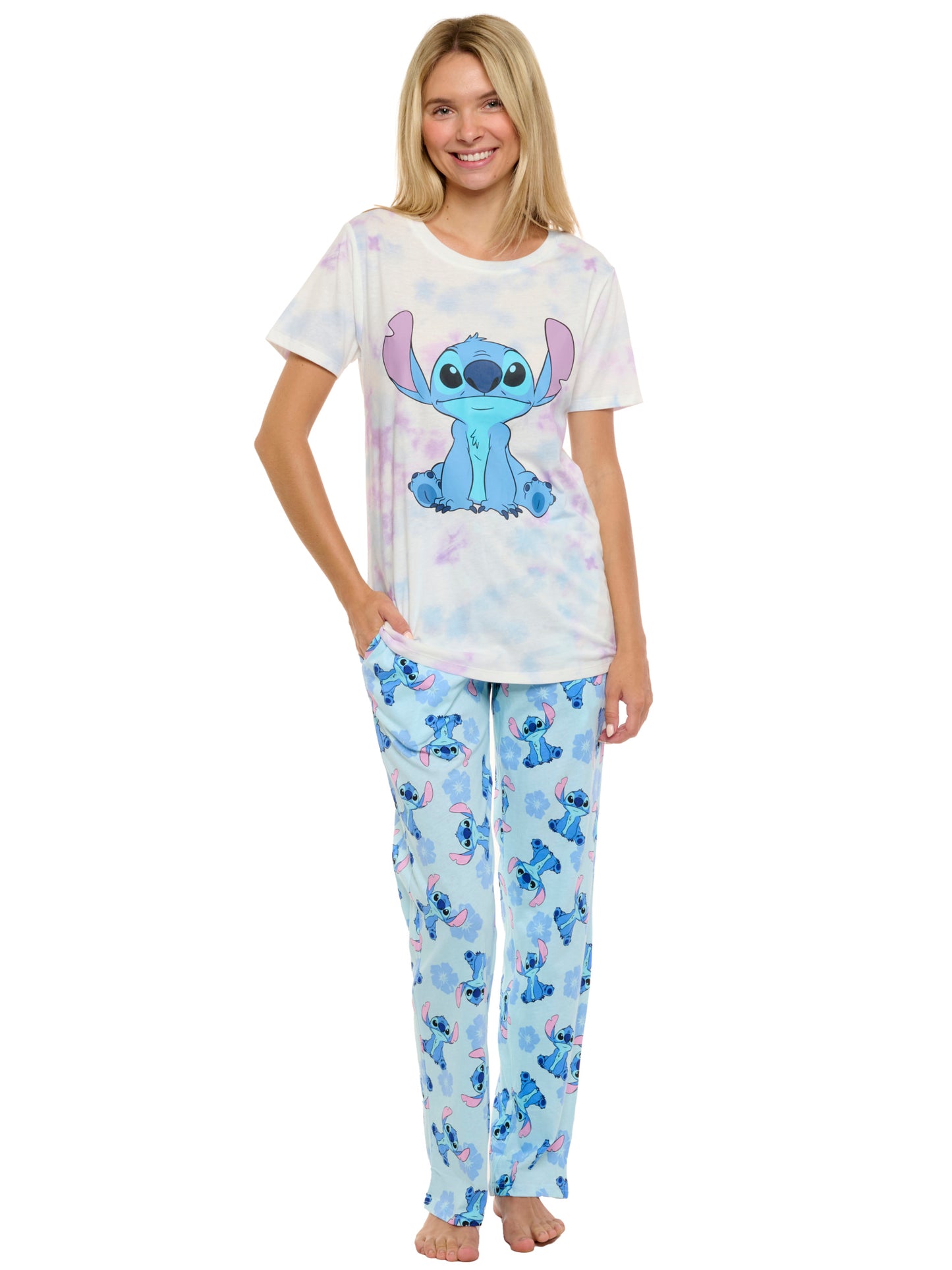 Women's Stitch T-Shirt and Pants Sleepwear 2-Piece Set Disney Lilo and Stitch