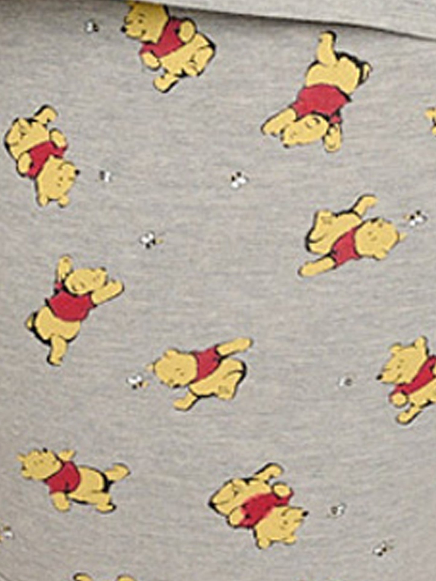 Womens Plus Size Disney Winnie The Pooh T-Shirt & Bike Shorts 2Pc Set (1X Only)