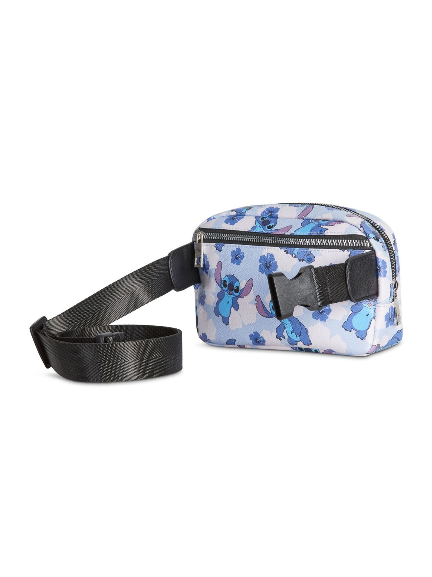 Disney Stitch Belt Bag Crossbody Fanny Pack Waist Bag Women's Floral Print Blue