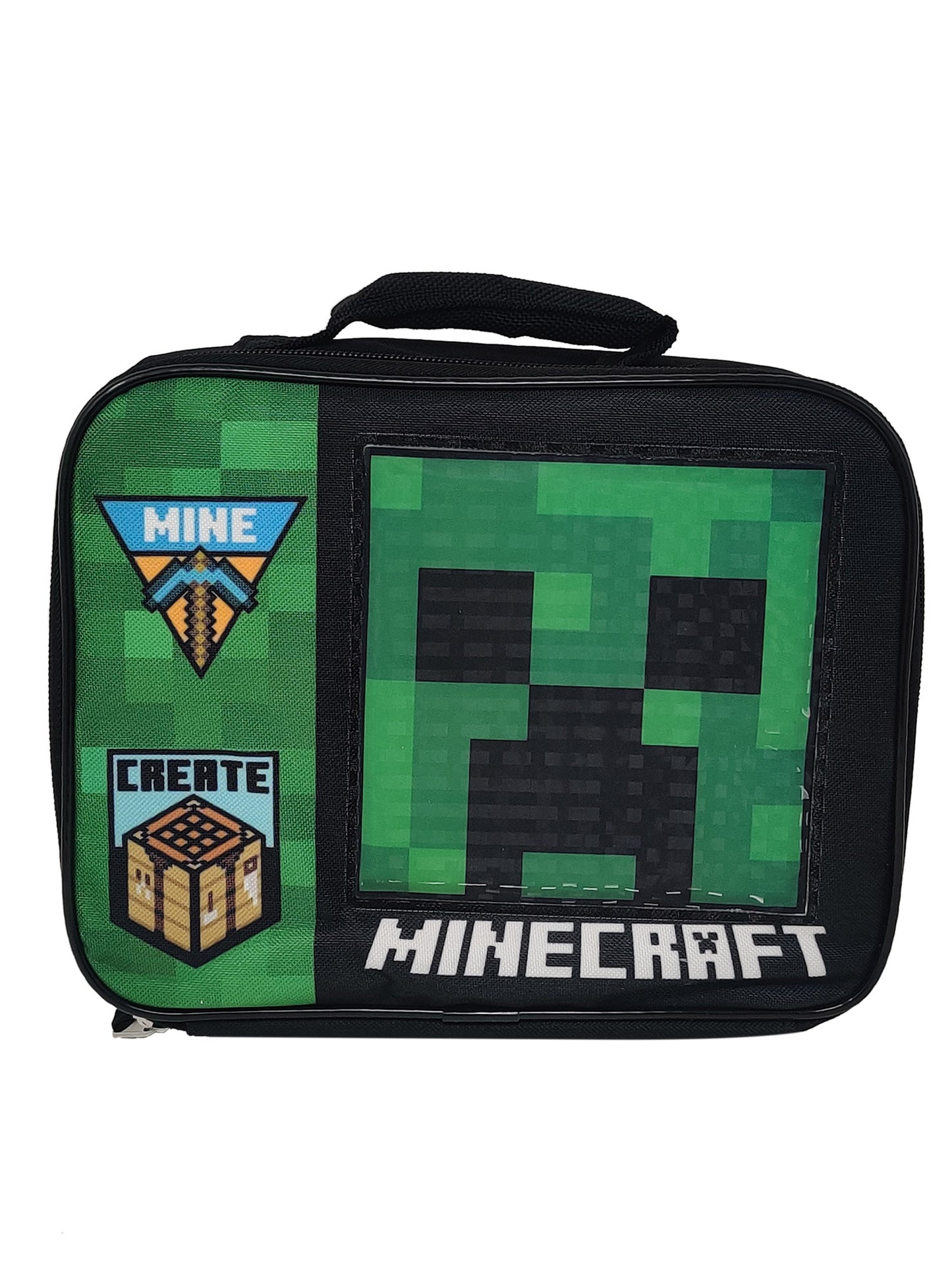 Minecraft Insulated Lunch Bag & Sticker Book Set