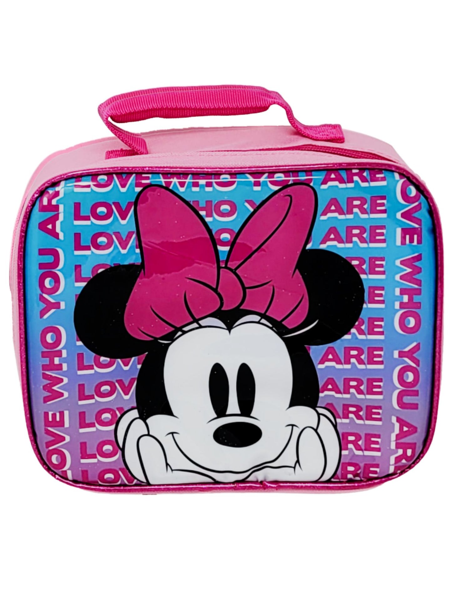 Minnie Mouse Lunch Bag Insulated Disney Smiles Bows Reusable