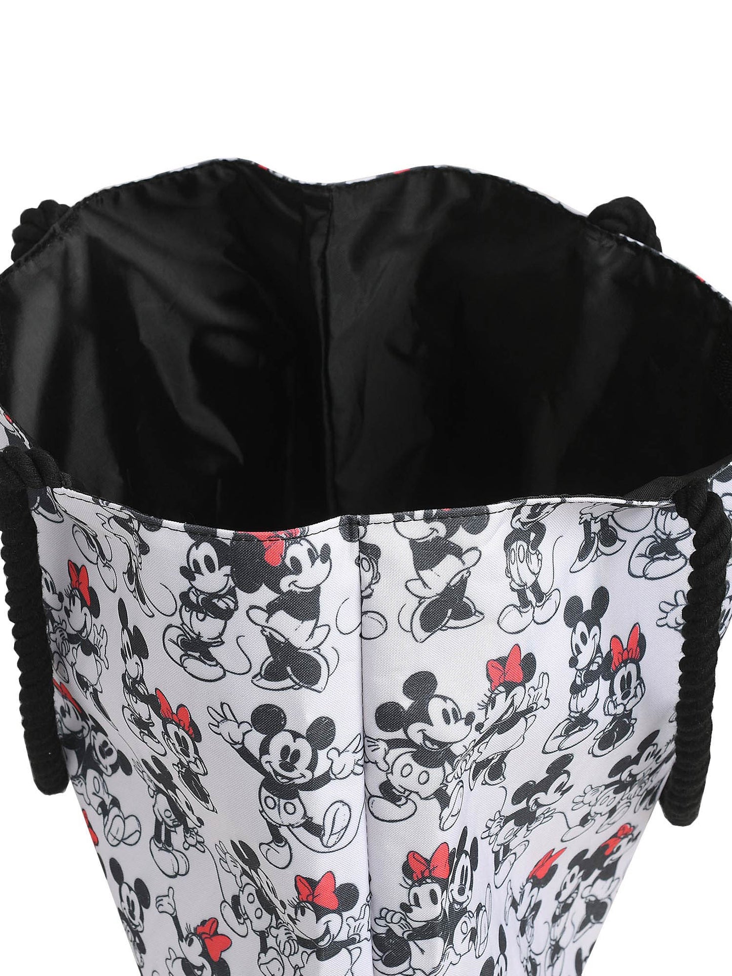 Mickey Minnie Mouse Tote Bag Rope Handle Carry-On Travel Disney Beach Bag