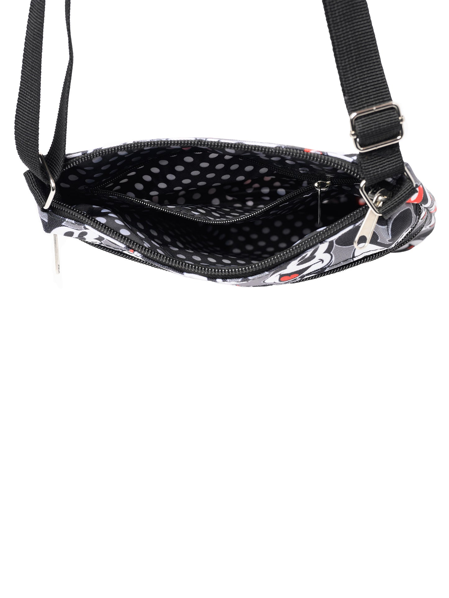 Mickey & Minnie Mouse Passport Bag Faces Travel Women's Disney Crossbody Purse