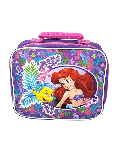 Disney Lilo Stitch Lunch Bag School Travel Snack Tote Flower Art Print  Lunchbox