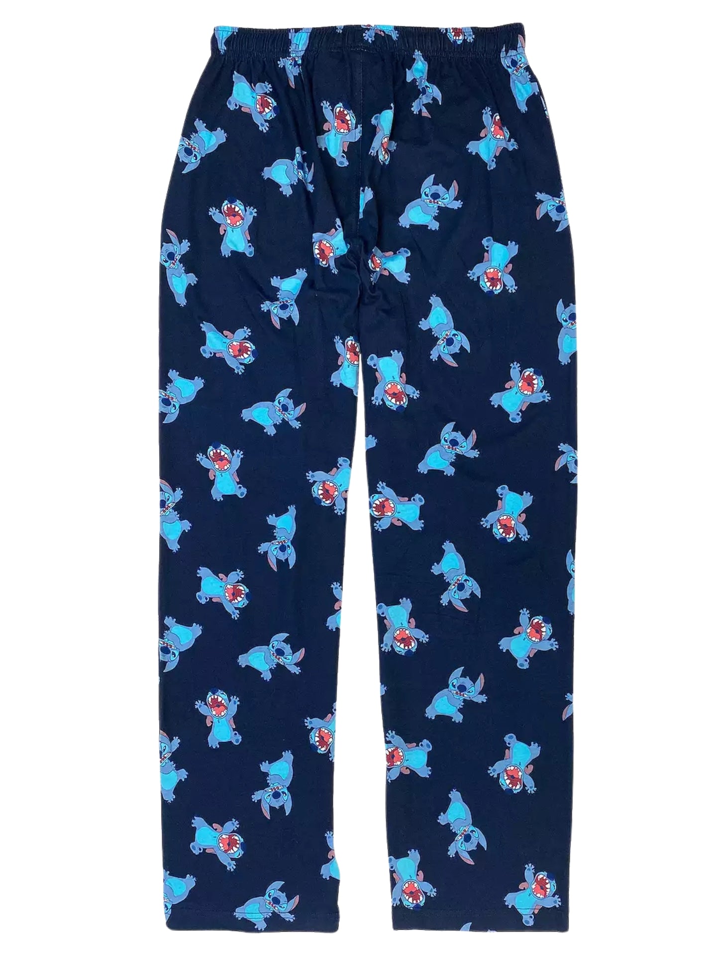 Men's Disney Lilo & Stitch Pajama Pants Sleepwear Loungewear Blue All-Over Print