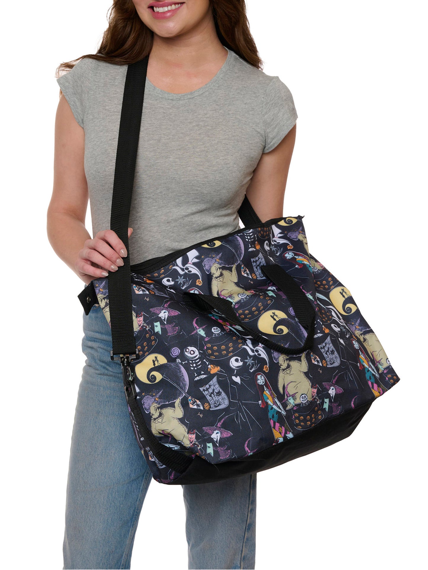 Nightmare Before Christmas Jack Duffel Bag Travel Weekender Carry-On Large