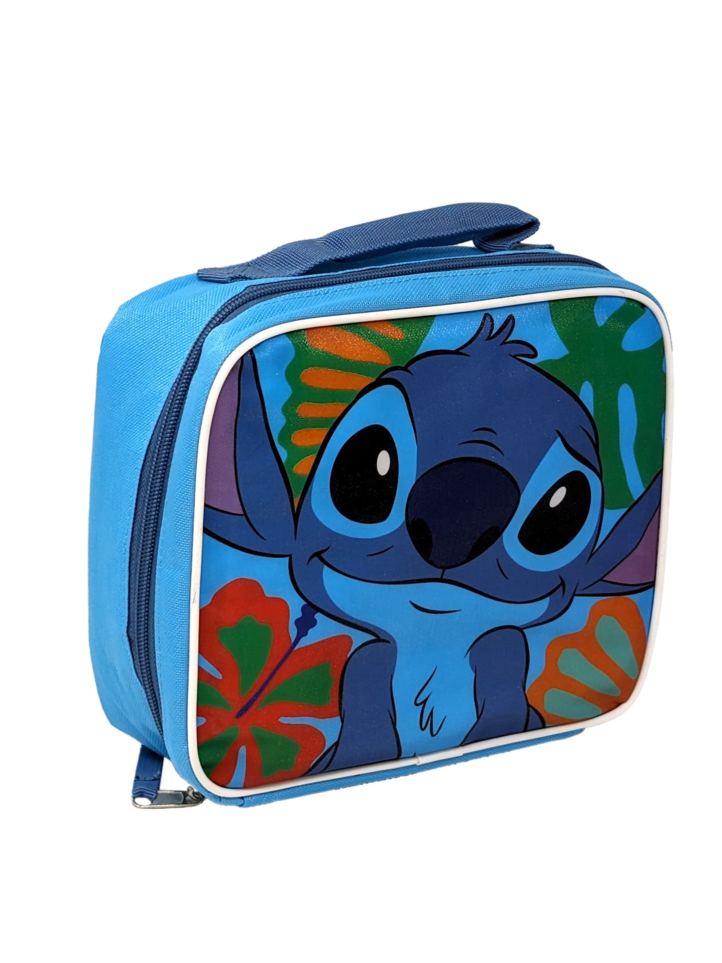 Disney Lilo and Stitch Lunch Bag Insulated Blue Floral