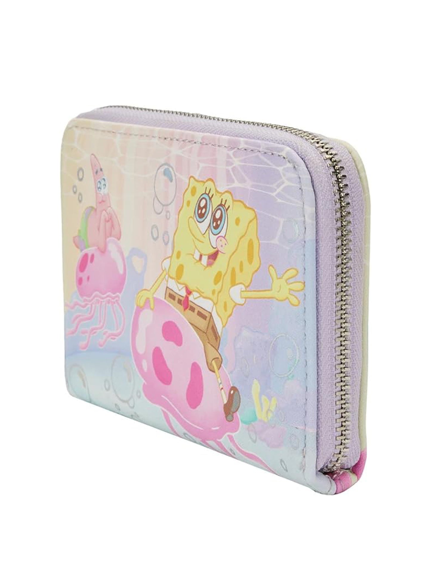 Loungefly x Spongebob Squarepants Pastel Jellyfishing Zip Around Wallet