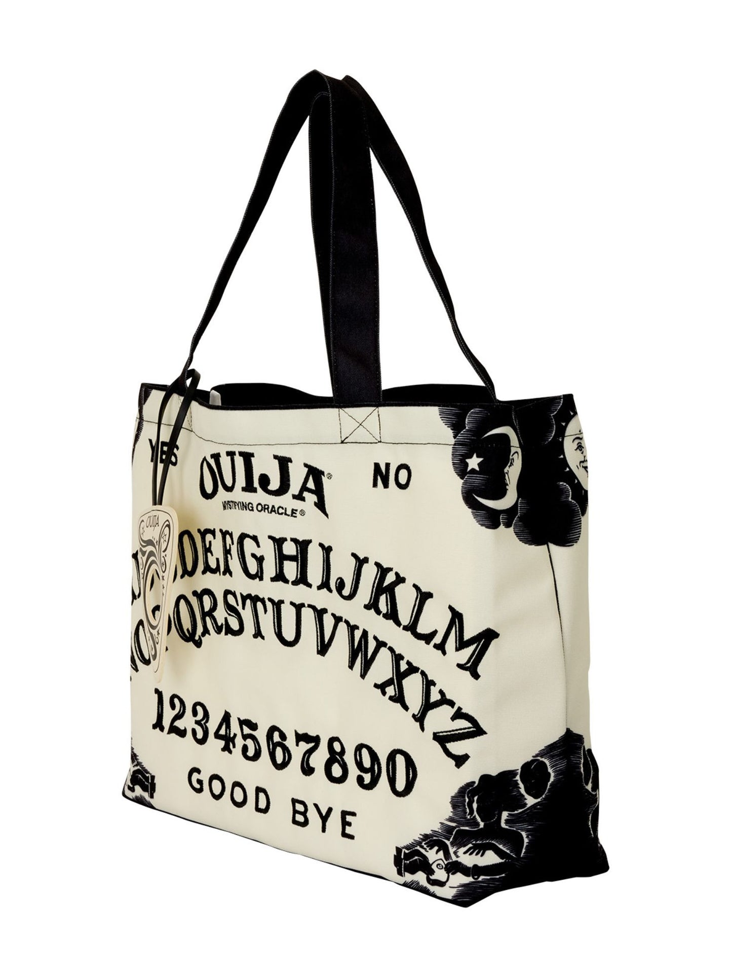 Loungefly x Hasbro Ouija Oversized Canvas Tote Bag Glow-In-the-Dark