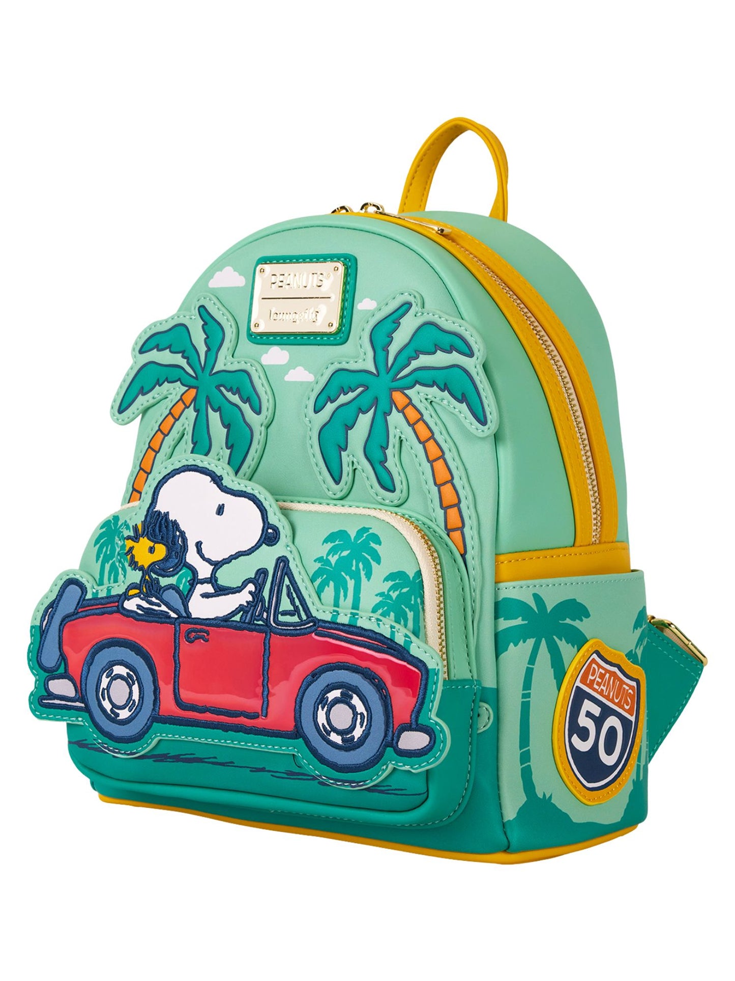 Loungefly x Peanuts Snoopy Road Trip Mini Backpack