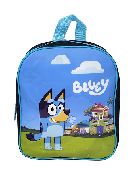 Bluey bluey insulated lunch box for kids & toddlers, girls & boys insulated lunch  bag with 3d features and top padded handle, blue