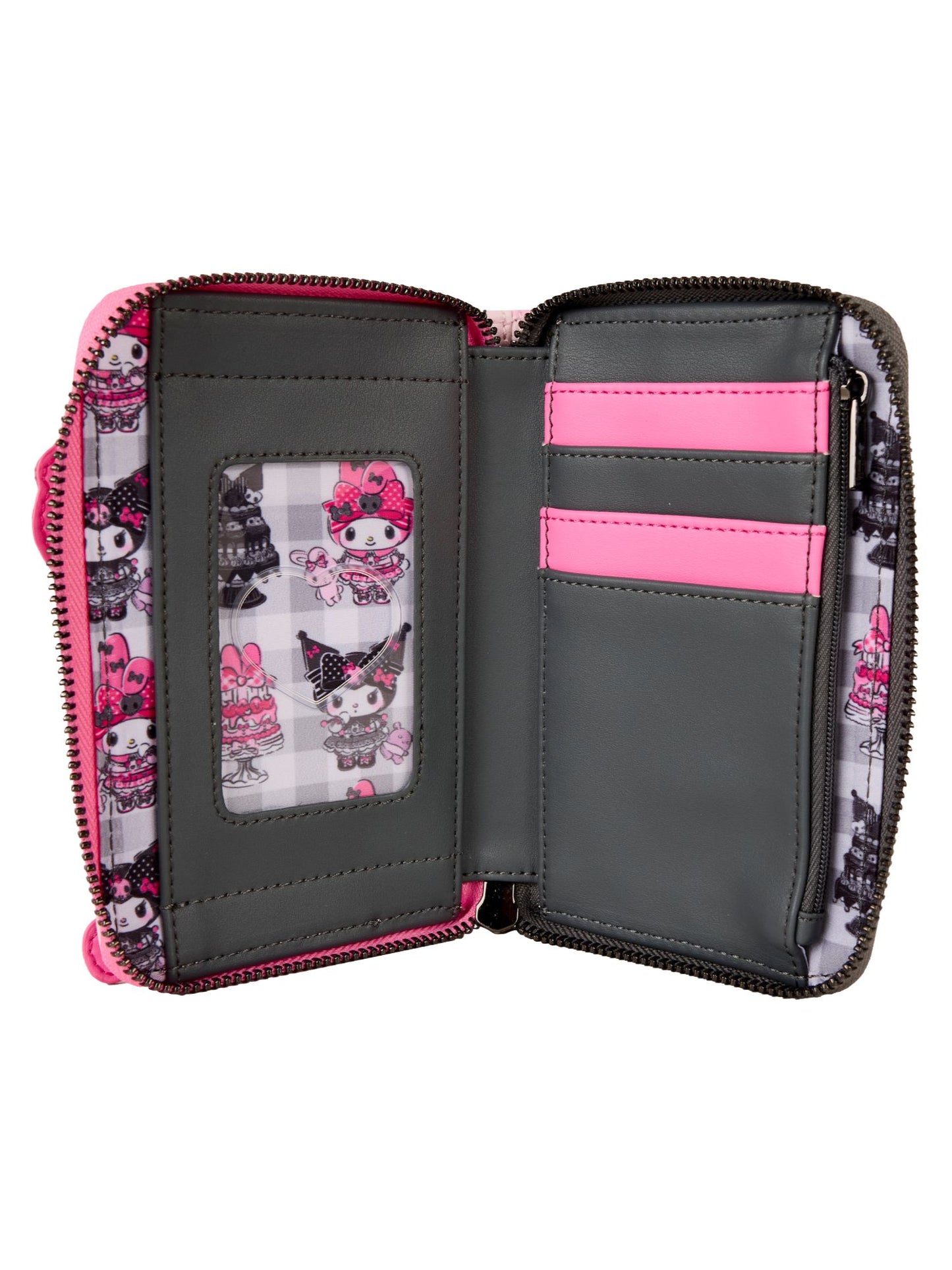 Loungefly x Sanrio Hello Kitty My Melody and Kuromi Wallet Zip Around