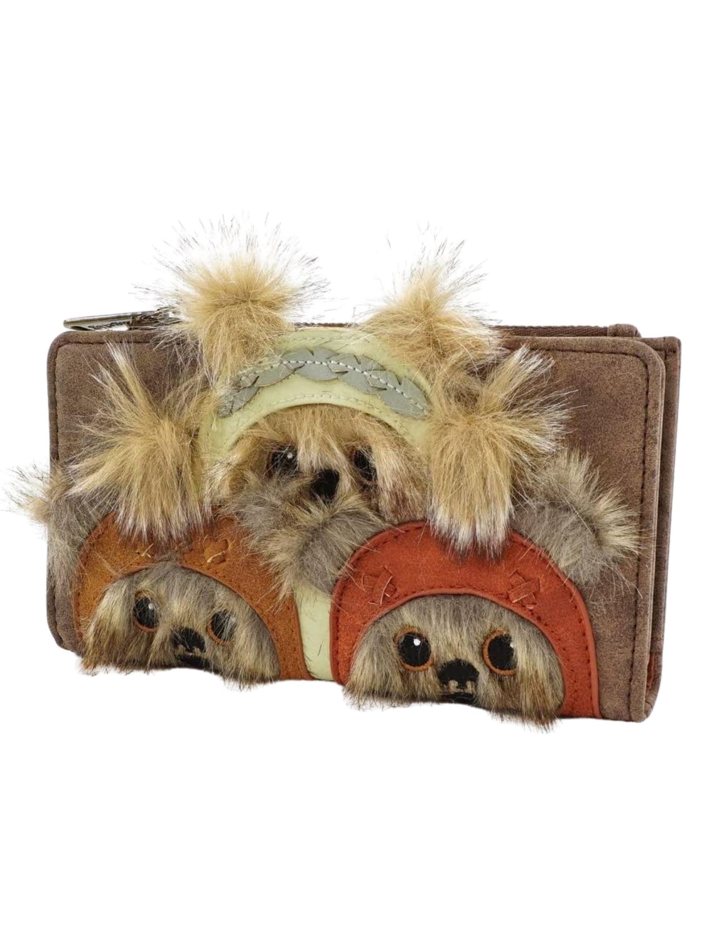 Loungefly x Star Wars Ewok Trio Classic Snap Wallet