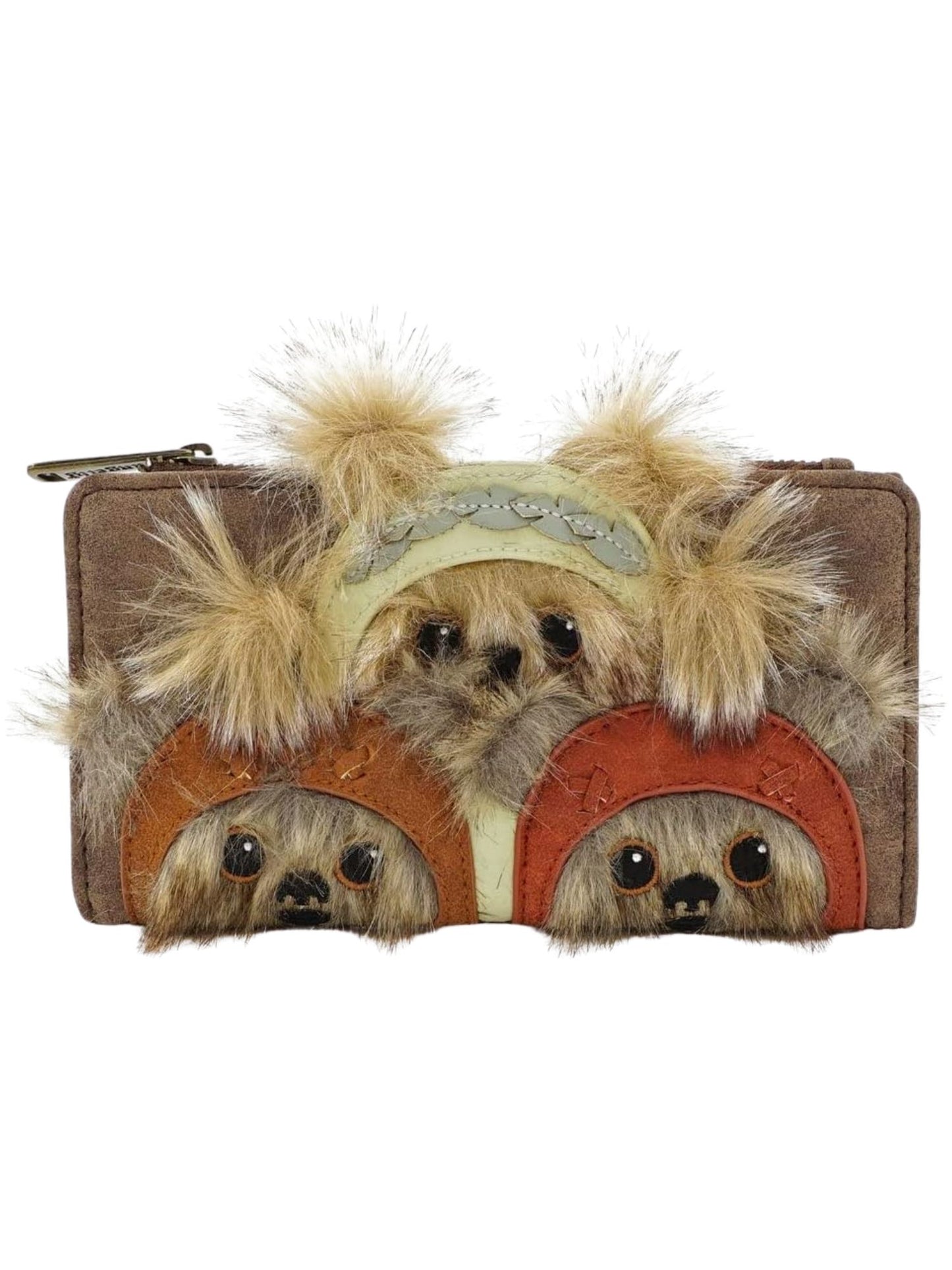 Loungefly x Star Wars Ewok Trio Classic Snap Wallet