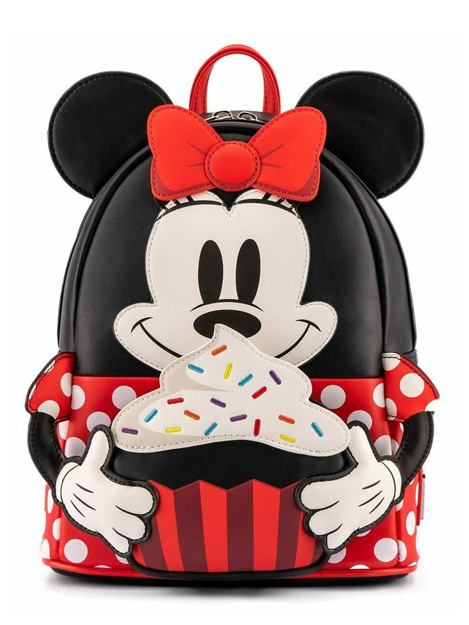 disney mini backpack with ear holder Loungefly x Disney Minnie Mouse Oh My Sweet Cupcakes Mini Backpack Han – Open and Clothing