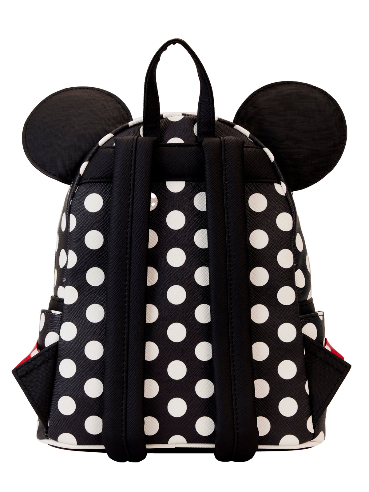 Loungefly x Disney Minnie Mouse Polka Dot Backpack Handbag Black Red