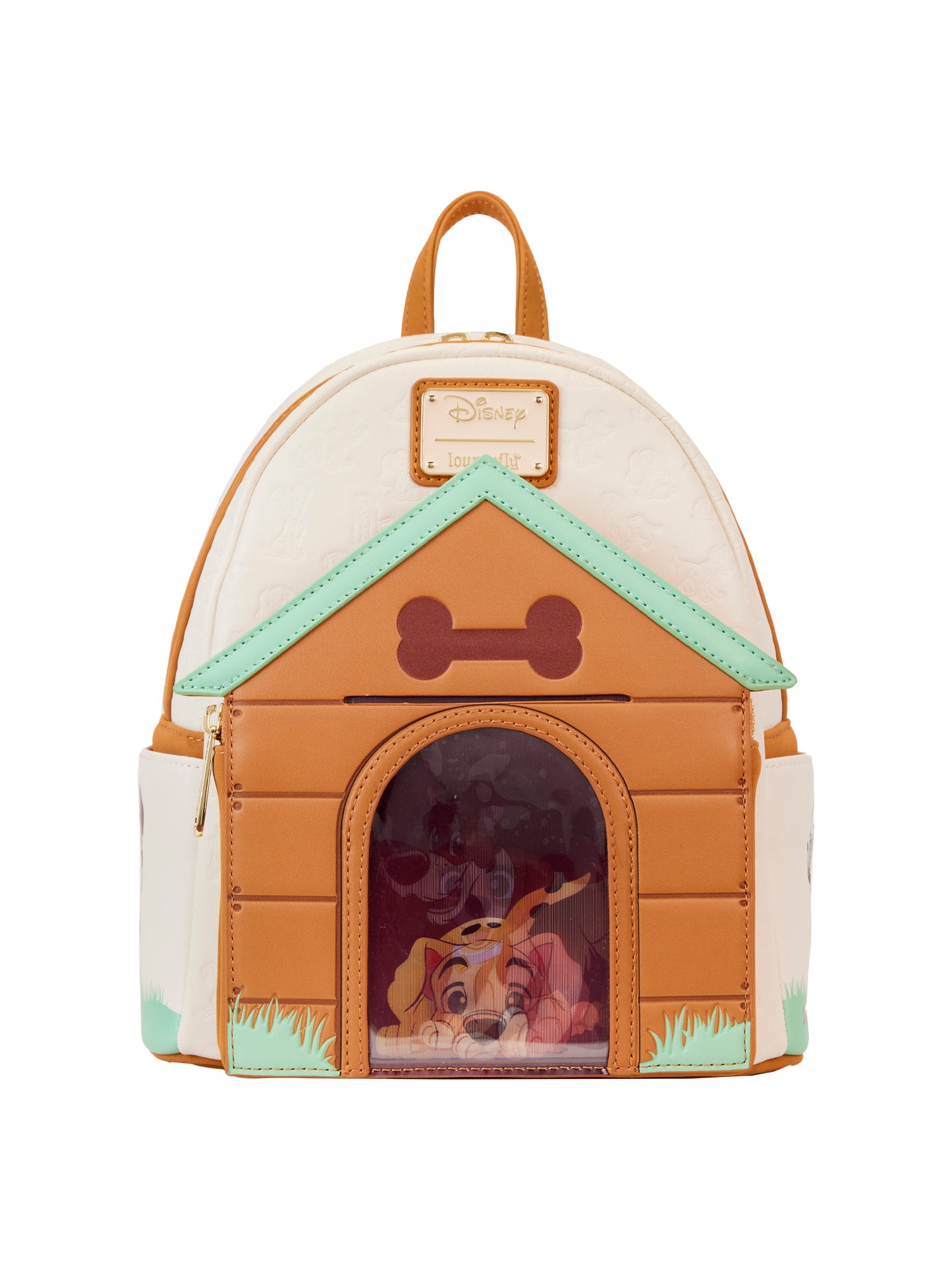 Loungefly x Disney Dogs Backpack Triple Lenticular Display Lady Tramp