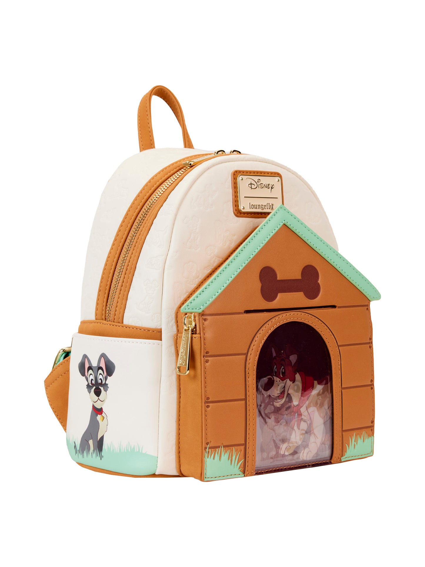 Loungefly x Disney Dogs Backpack Triple Lenticular Display Lady Tramp