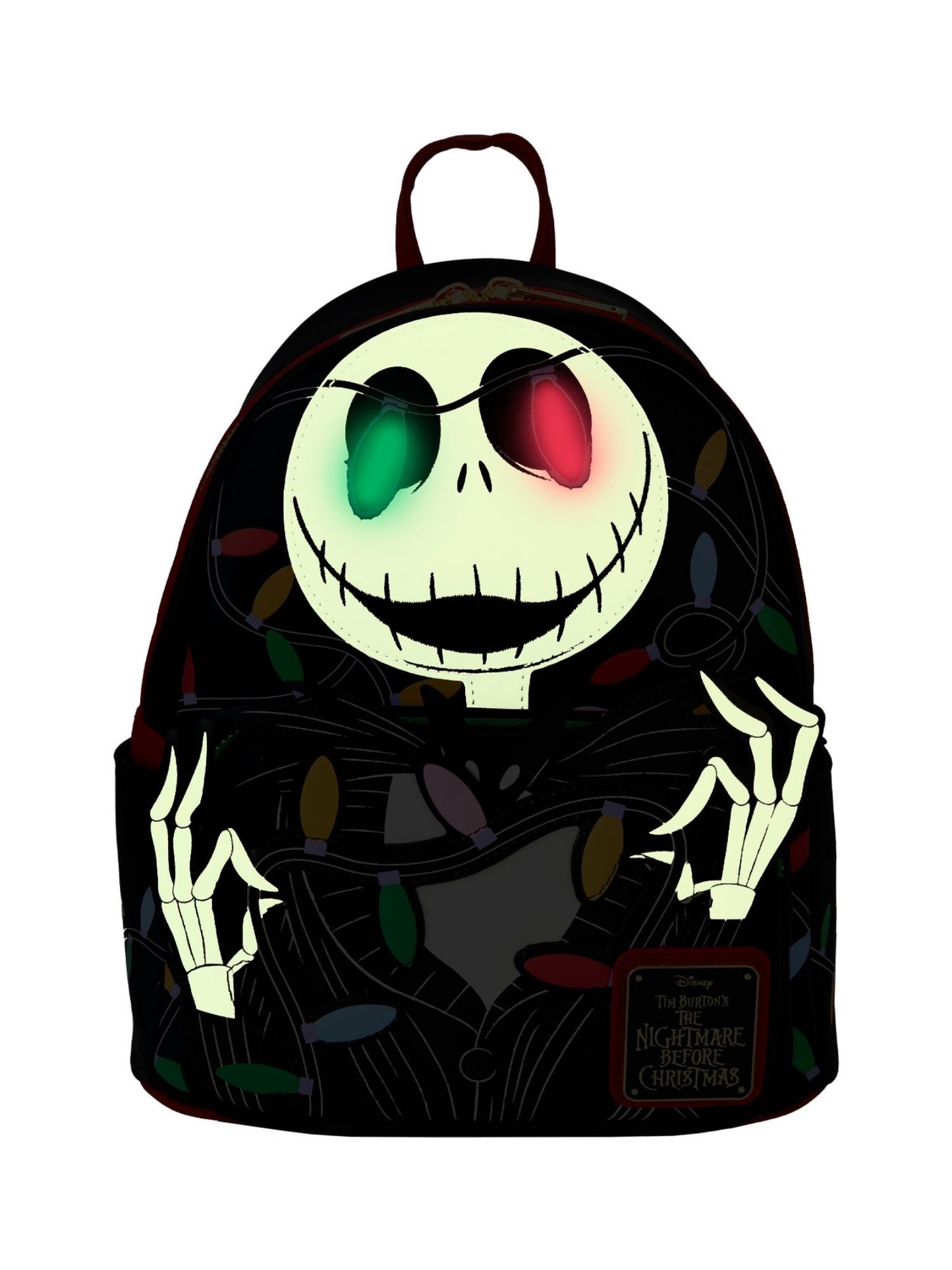 Loungefly x Nightmare Before Christmas Jack Skellington Light Up Mini Backpack