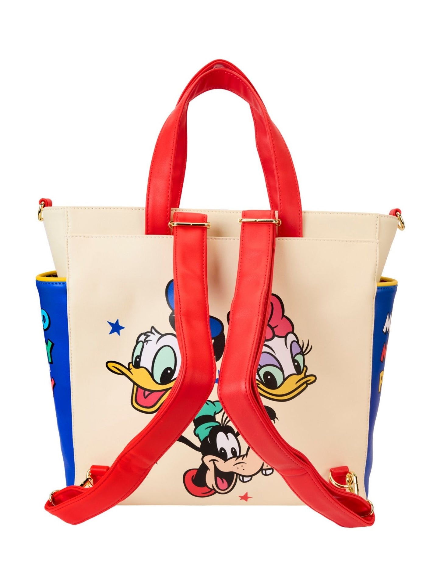 Loungefly x Disney Mickey And Friends Convertible Backpack Tote Bag