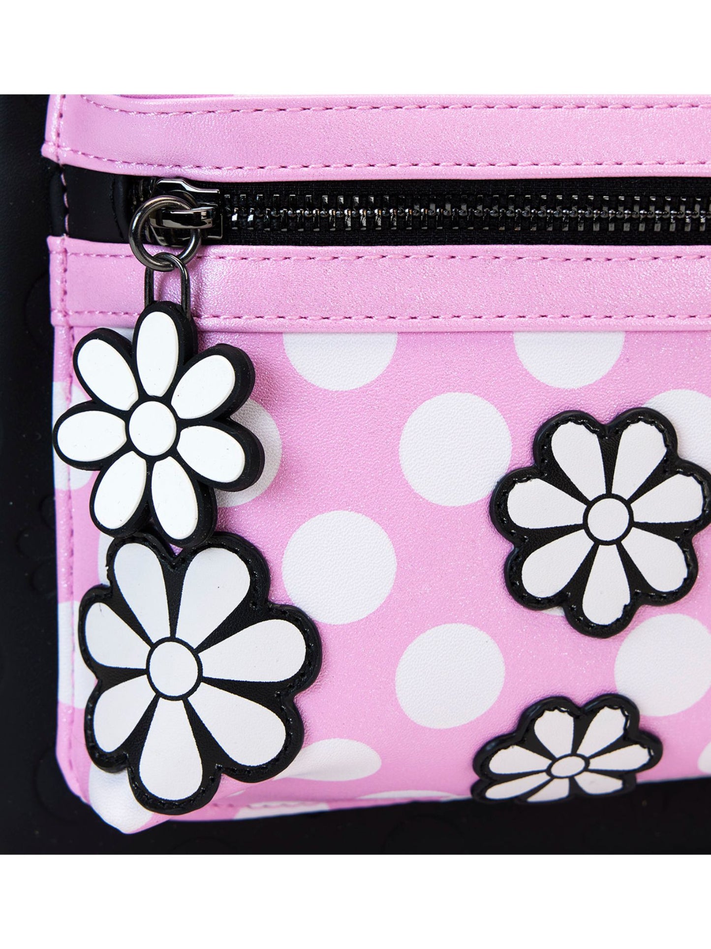 Loungefly x Disney Minnie Mouse Mini Backpack Floral Rock The Dots