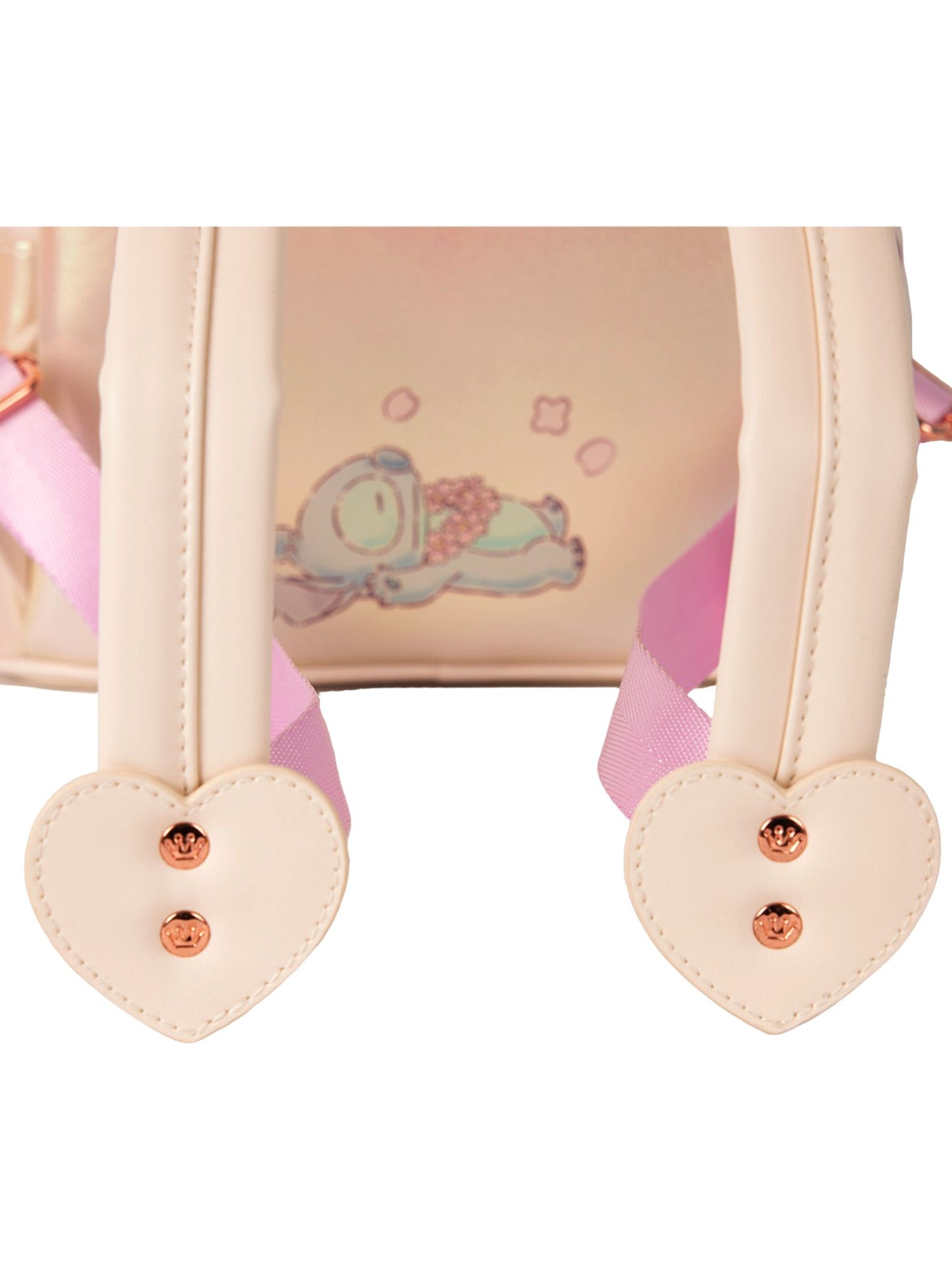 Loungefly x Disney Stitch & Angel Mini Backpack Heart Floral Love